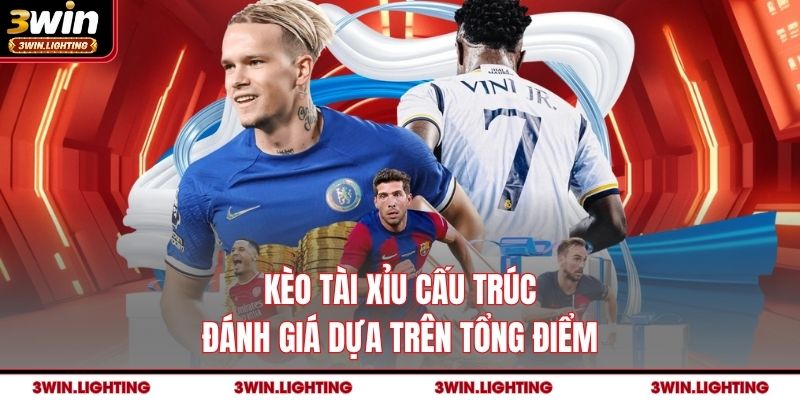 Kèo tài xỉu cấu trúc đánh giá dựa trên tổng điểm